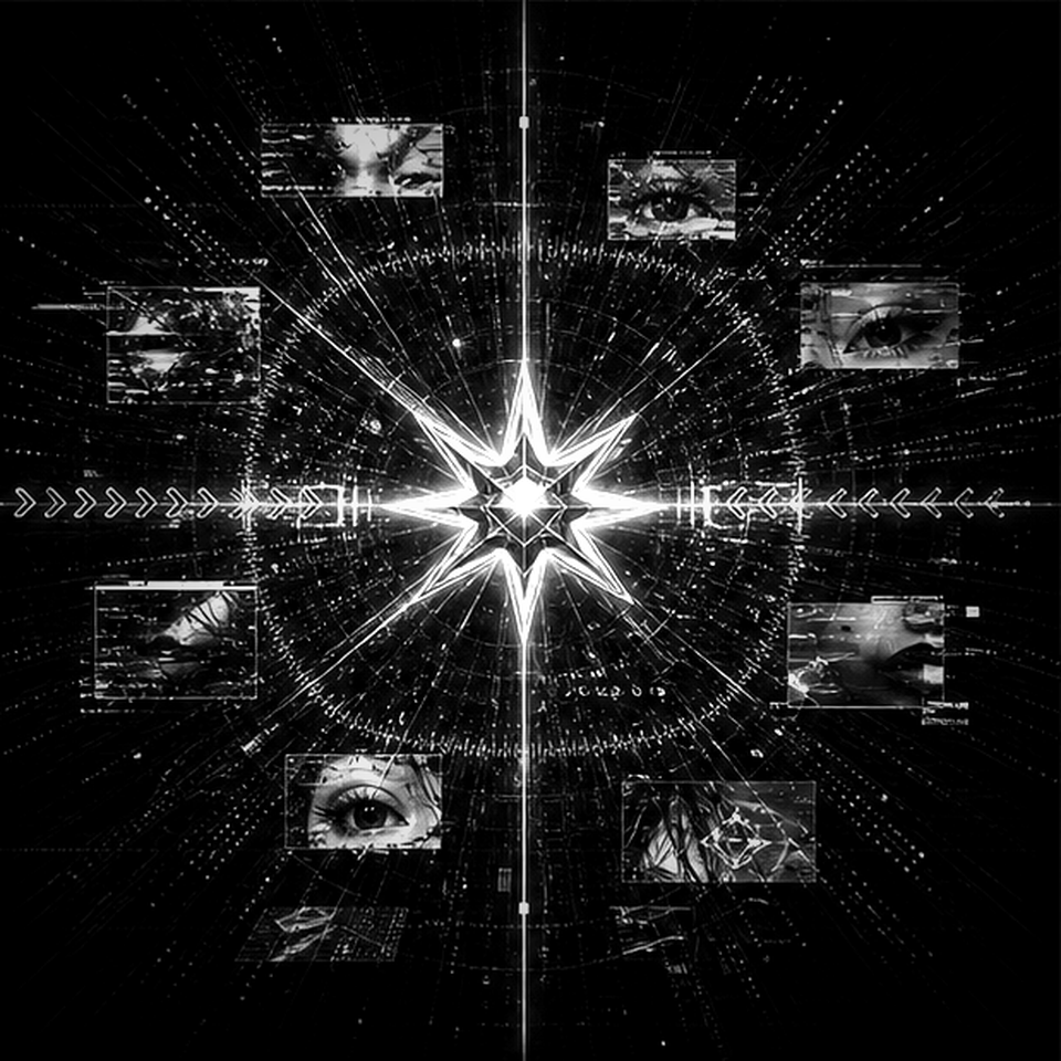 Abstract meme voltage signal illustration
